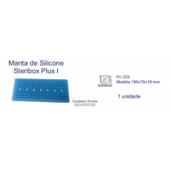 MANTA DE SILICONE PARA CAIXA ESTOJO STERIBOX PLUS 1